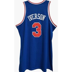 Rare Mitchell & Ness Allen Iverson #3 Philadelphia 76ers Sixers NBA Jersey XXL